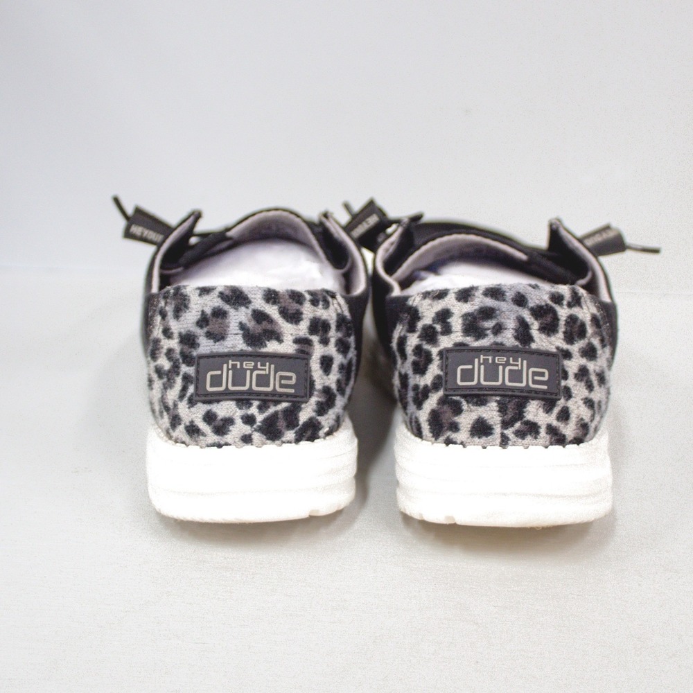 RESERVED @charlybug1113 Hey Dude Wendy Woven Slip-On Loafer Shoes- Grey Cheetah - Picture 8 of 12